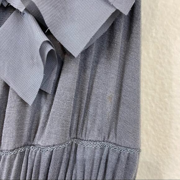 Max Studio | Gray Maxi Dress Sz L - Picture 3 of 4